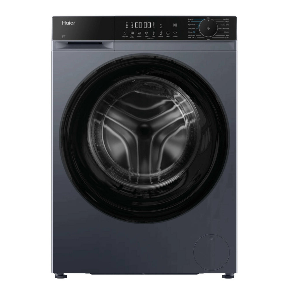 Haier HW100BP14357GUUK 10kg 1400 Spin Washing Machine - Graphite