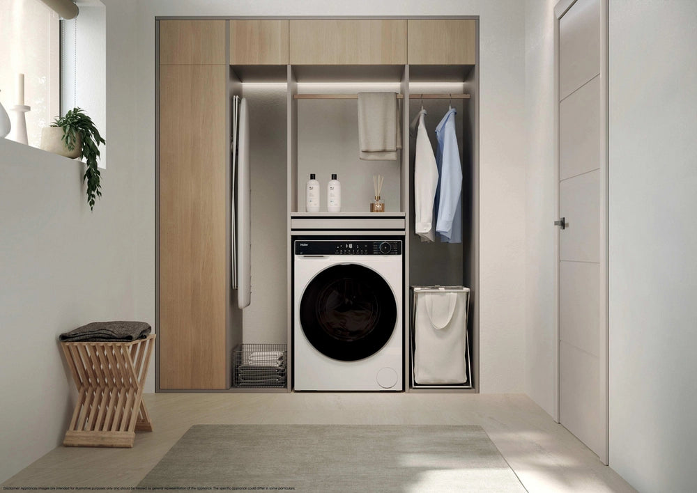 Haier HWD90BP14357TUUK 9kg/5kg 1400 Spin Washer Dryer - White