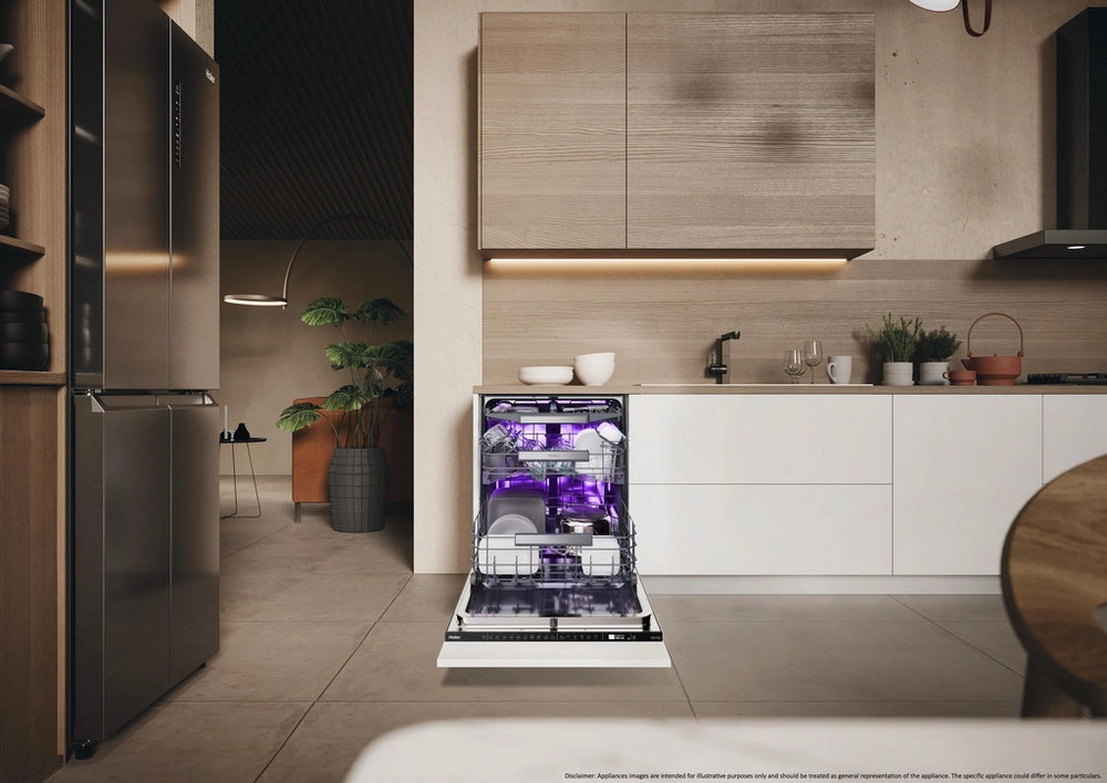Haier XS 4A4M4BB-80 Integrated Dishwasher - 14 Place Settings