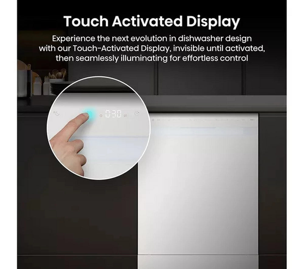 Hisense HS663A90WUK Dishwasher - White - 16 Place Settings