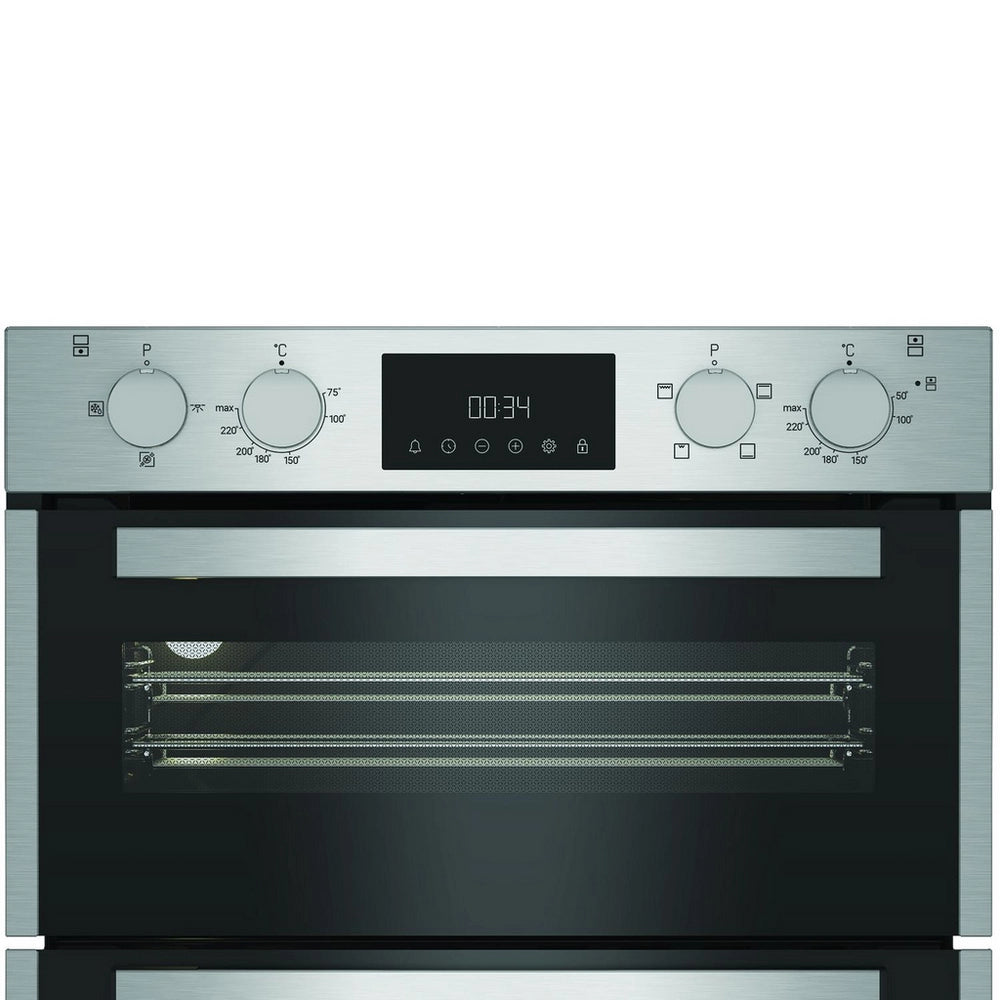 Hotpoint DUH10DIX 59.4cm Built In Electric Double Oven - Stainless Steel
