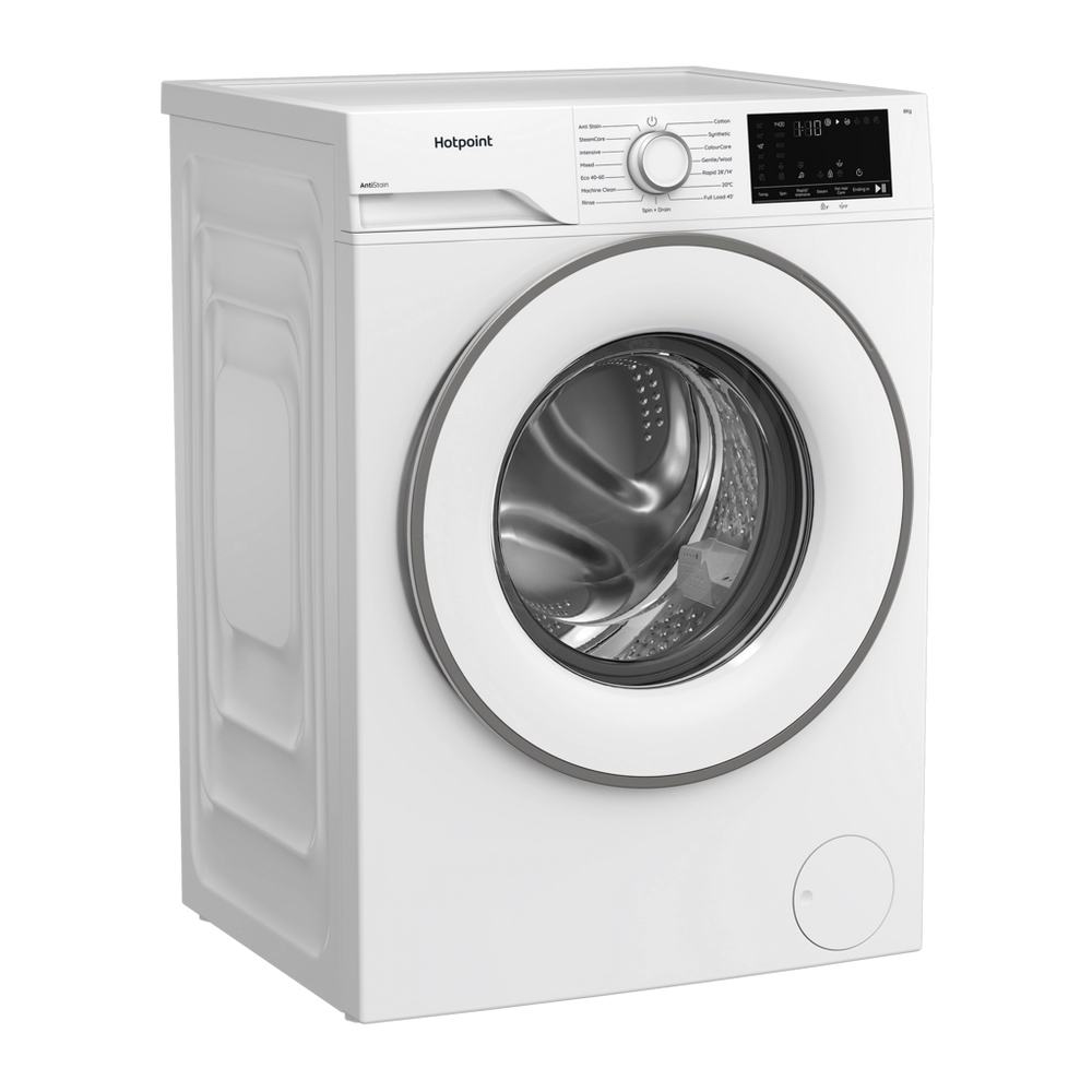 Hotpoint HEV841WUK 8kg 1400 Spin Washing Machine - White