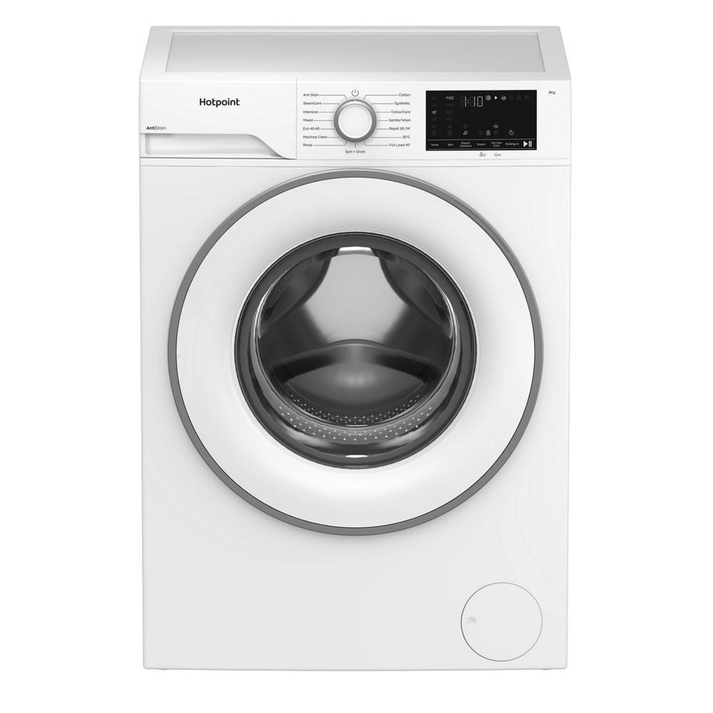 Hotpoint HEV841WUK 8kg 1400 Spin Washing Machine - White