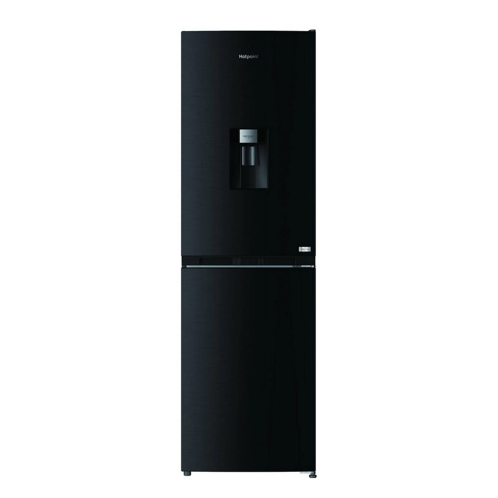 Hotpoint HPKF3241WXR4UK 54.5cm 50/50 Fridge Freezer - Black Steel