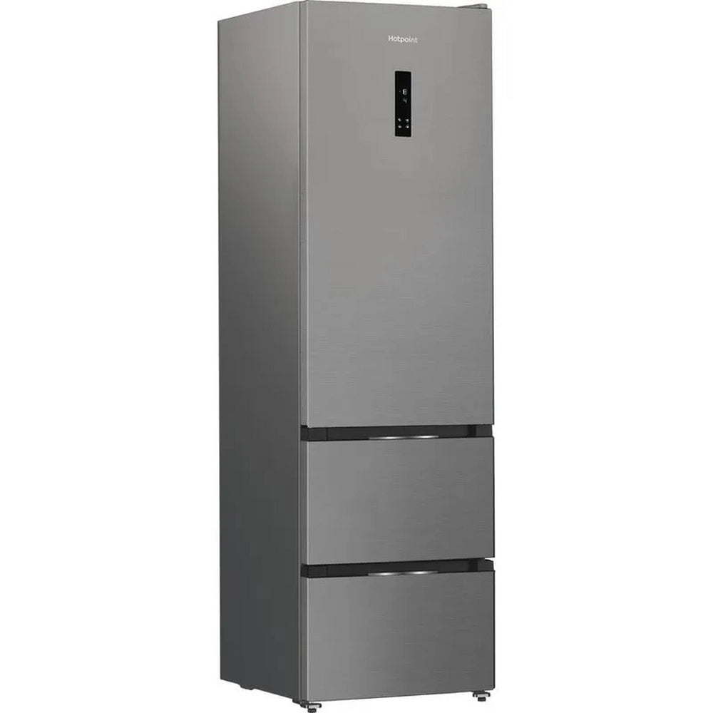Hotpoint HPKF 5351 XP4UK Dual No Frost 3 Door American Fridge Freezer with VitalCare - Brushed Steel