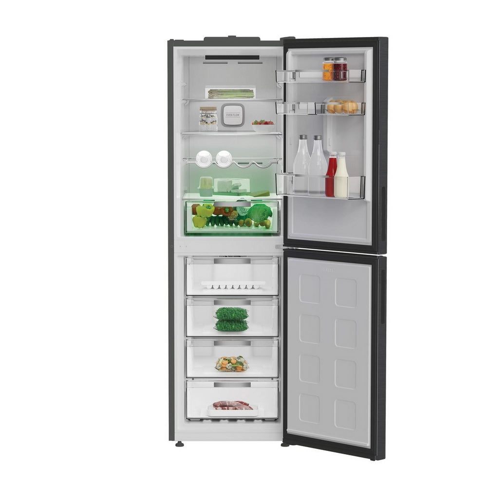 Hotpoint HPKF6353XBR4UK Freestanding 59.7cm 60/40 Fridge Freezer - Inox
