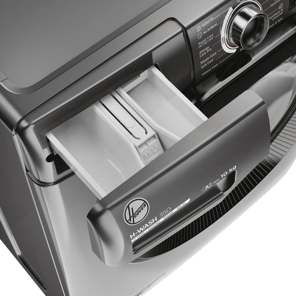 Hoover H3WPS4106TAMBR 10kg, 1400 Spin Washing Machine - Graphite
