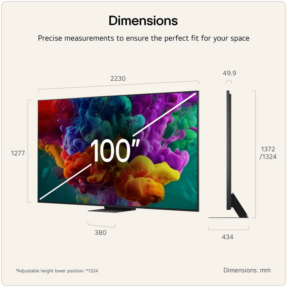 LG 100QNED87B6.AEK 100" 4K QNED evo AI