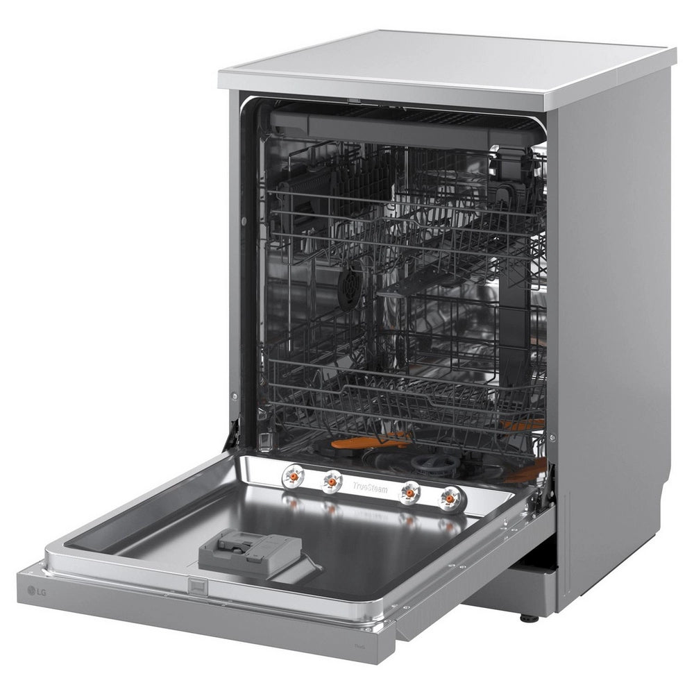 LG TrueSteam™ QuadWash™ DF27FVS WiFi Connected Full Size Dishwasher - Silver - 14 Place Settings