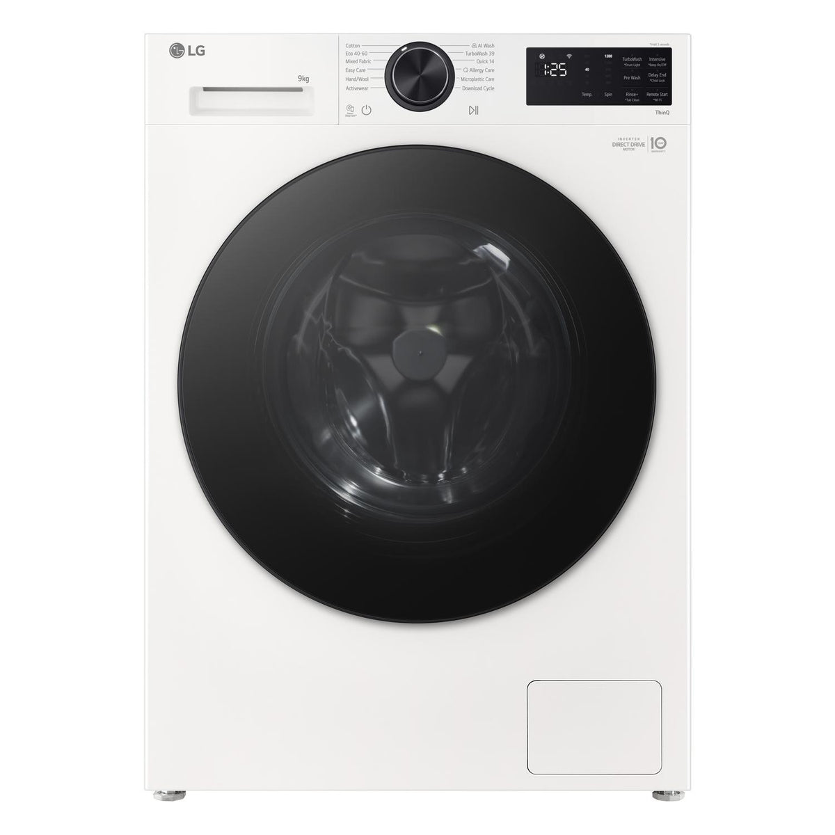 LG F2X50S9TWB 9kg 1200 Spin Washing Machine - White