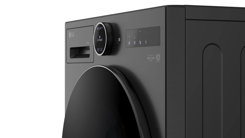 LG F4X7011TBB 11kg 1400 Spin Washing Machine - Black