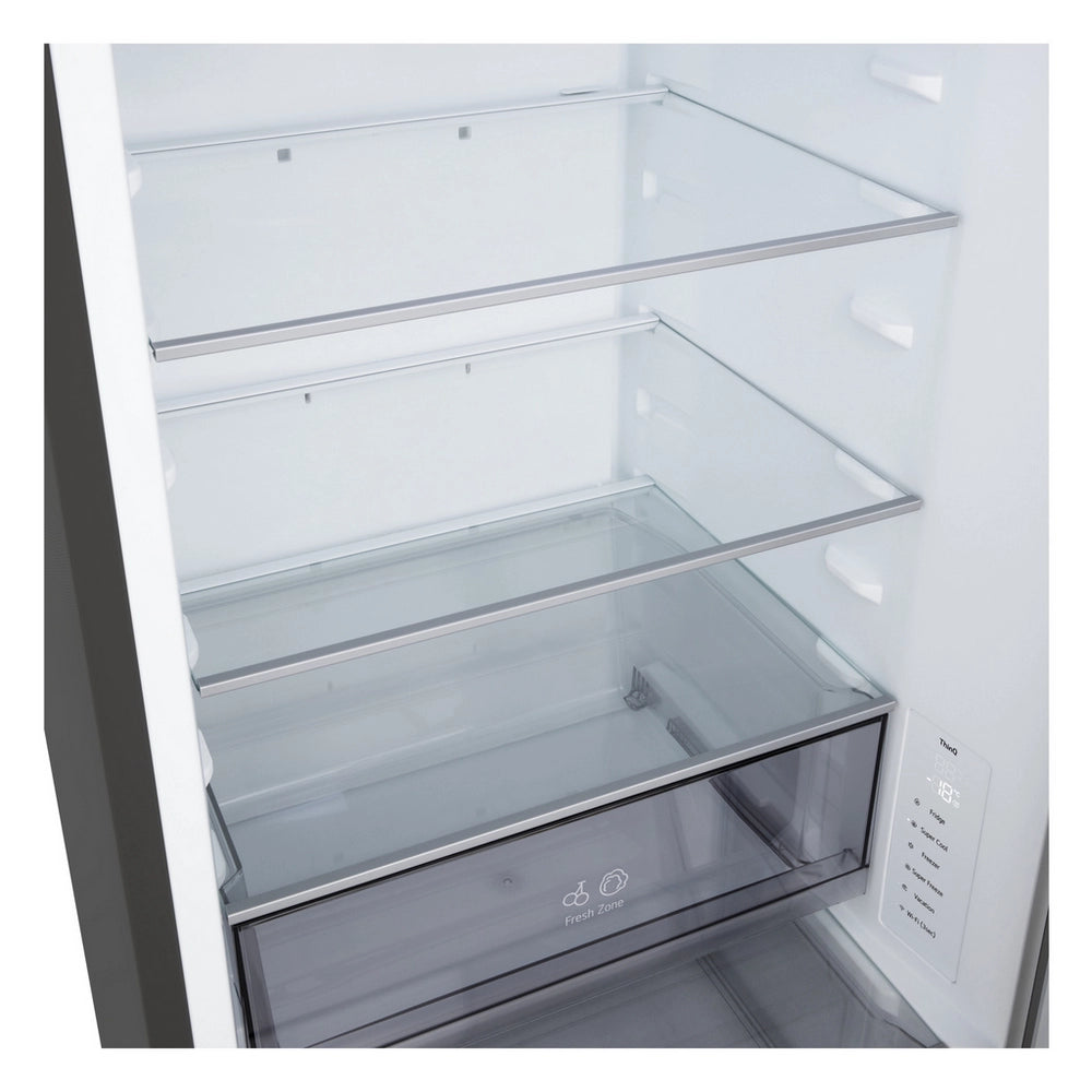 LG GBBSJ10EEP 60/40 Total No Frost Fridge Freezer - Essence Black Steel