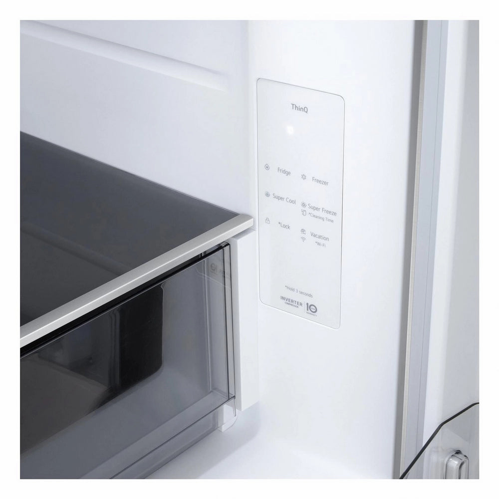 LG GMBS30SEPY 83.5cm 60/40 Total No Frost American Fridge Freezer - Silver