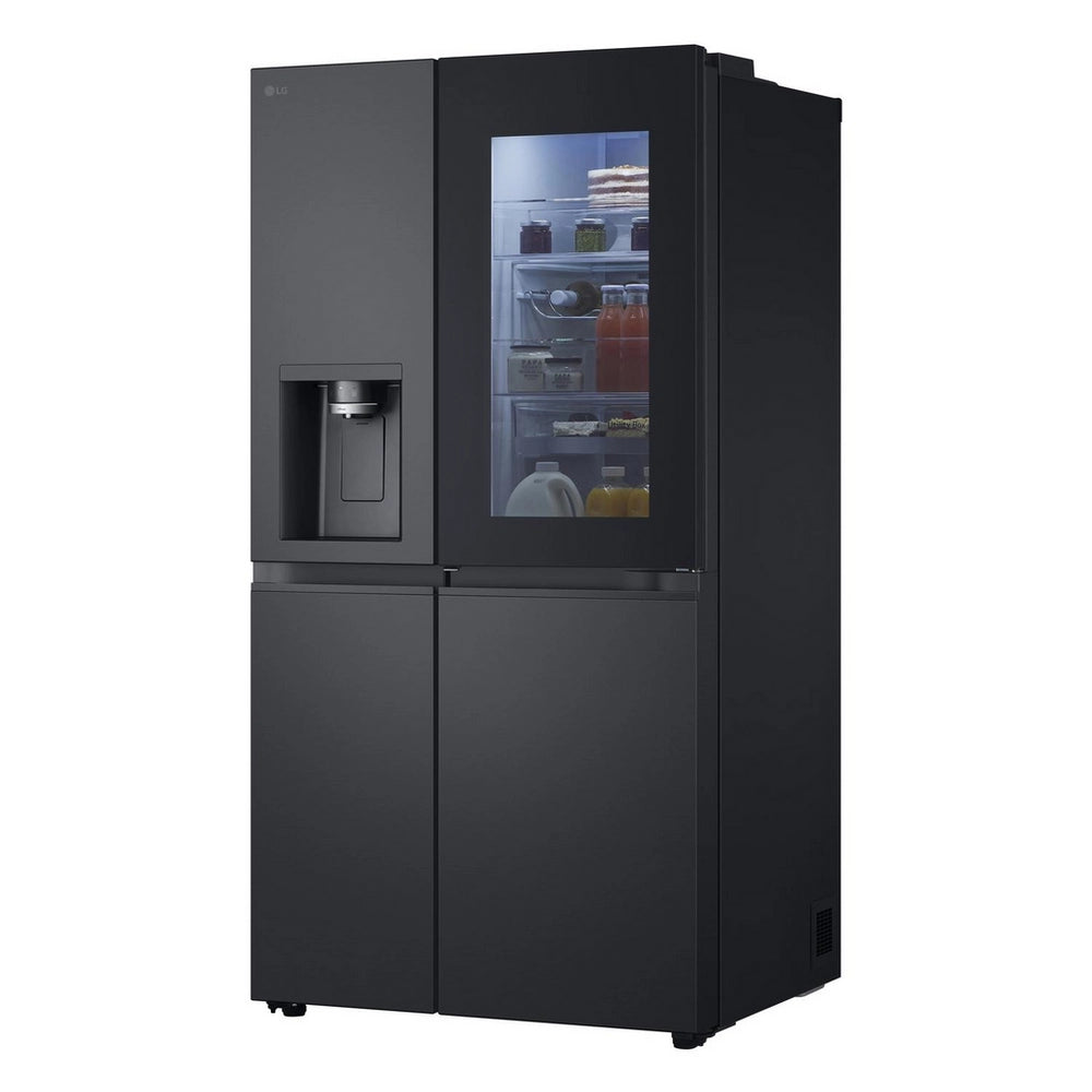 LG GSXE91EVAD 91.3cm Frost Free American Fridge Freezer - Essence Black Steel