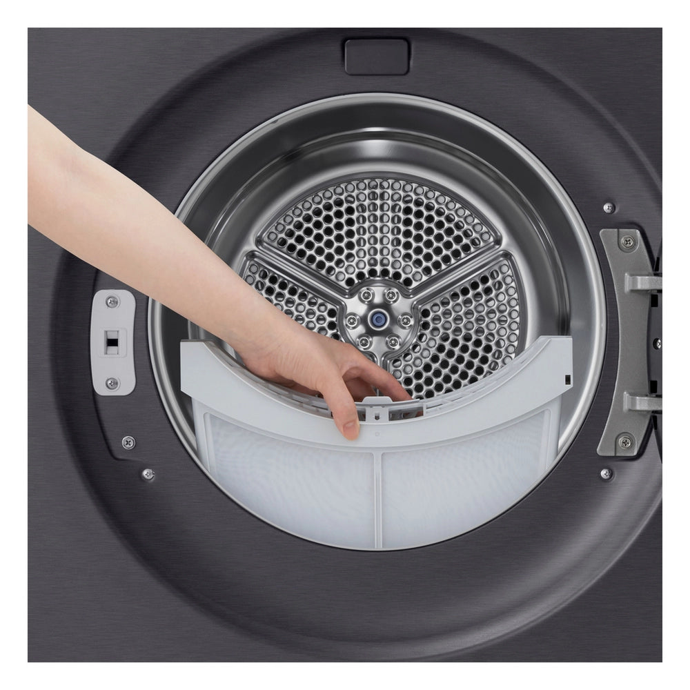 LG RHX7010TBB 10kg Heat Pump Tumble Dryer - Black