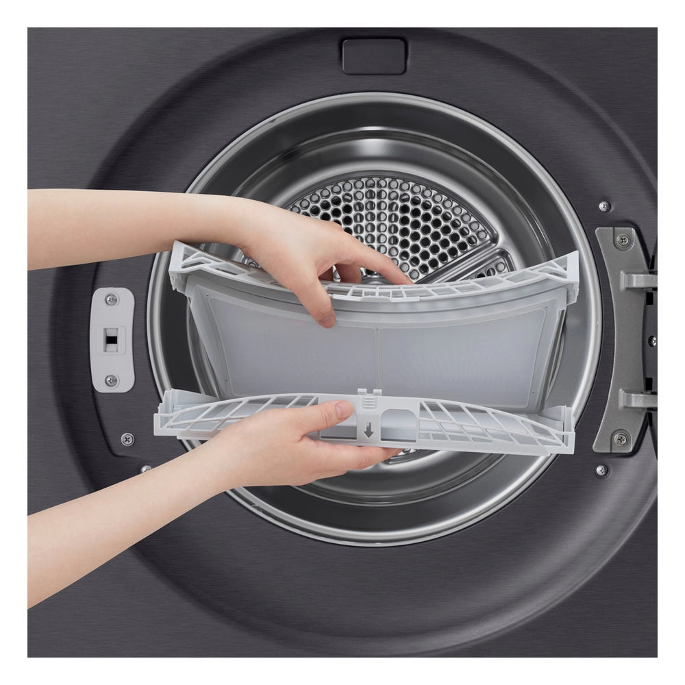 LG RHX7010TBB 10kg Heat Pump Tumble Dryer - Black