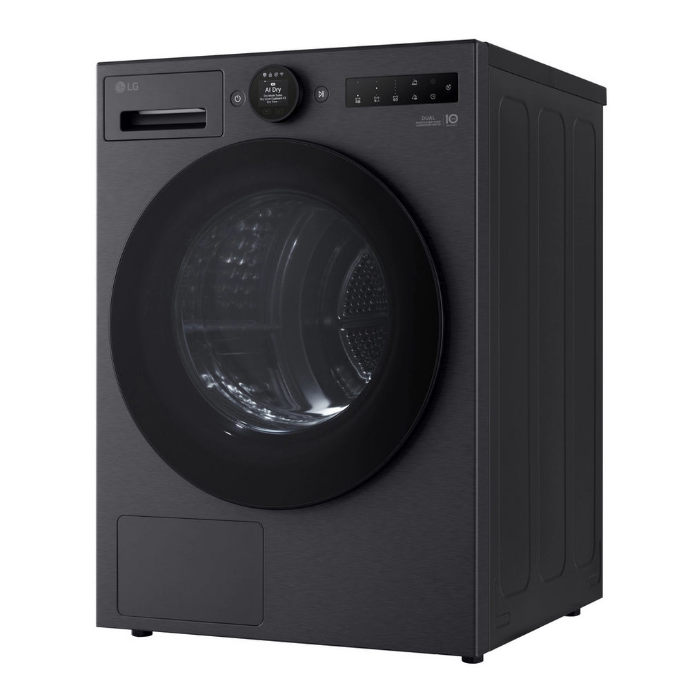 LG RHX7010TBB 10kg Heat Pump Tumble Dryer - Black