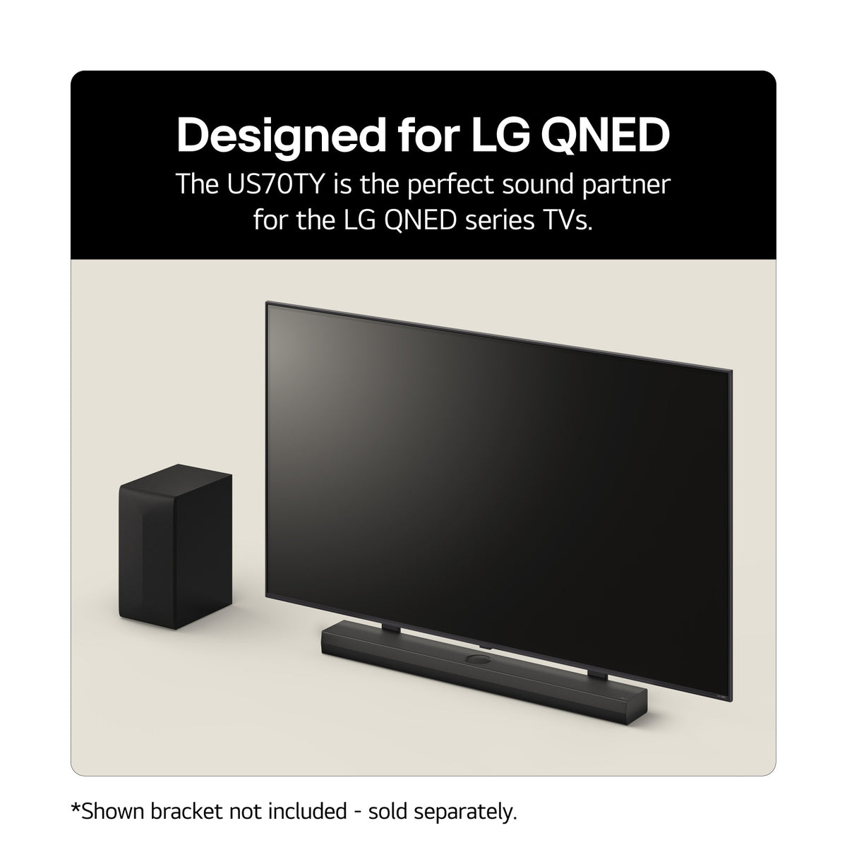 LG US70TY Wireless 3.1.1ch Soundbar & Subwoofer - Black