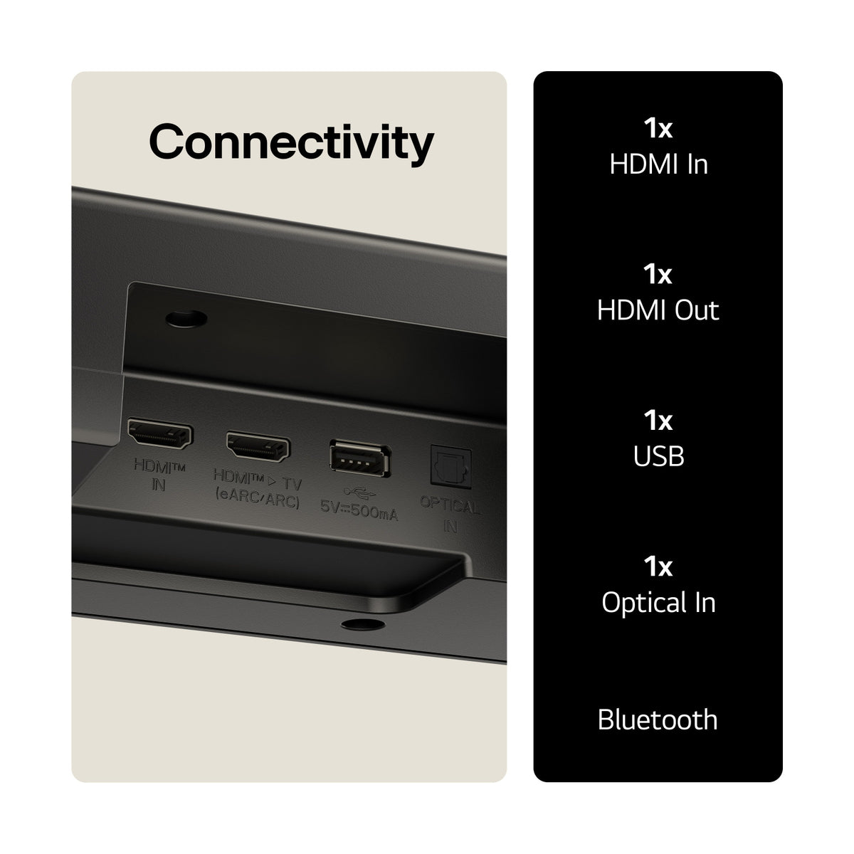 LG US70TY Wireless 3.1.1ch Soundbar & Subwoofer - Black