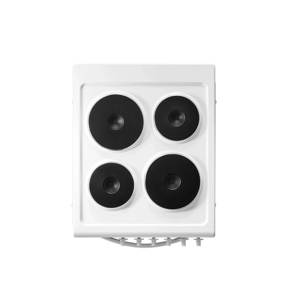 Midea MFO20DME4H109-WH 50cm Single Oven Electric Cooker with Solid Plate Hob - White
