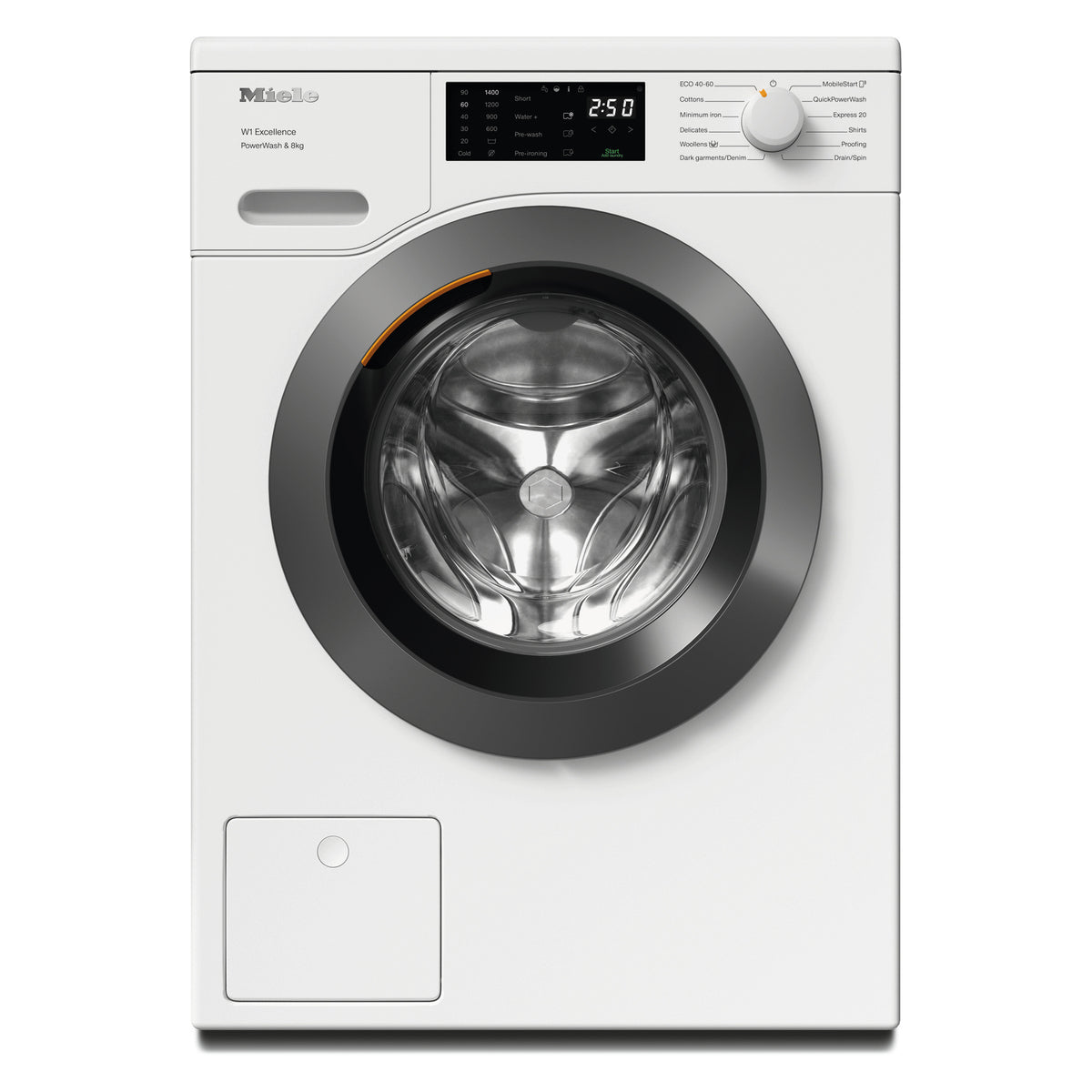 Miele WEB365 WCS 8kg 1400 Spin Washing Machine - Lotus White