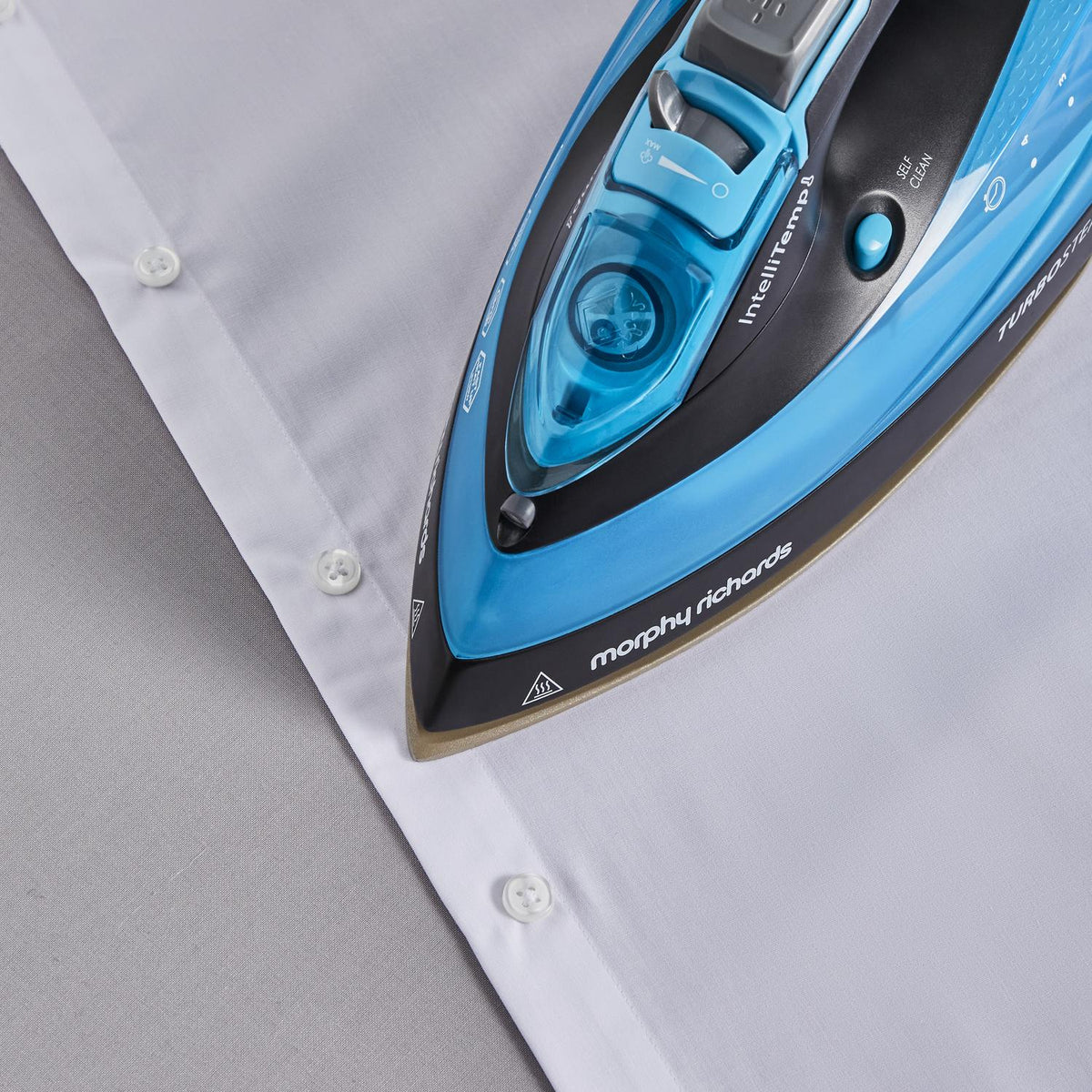Morphy Richards 303210 Turbosteam 3100w Pro Digital Intellitemp Iron - Blue