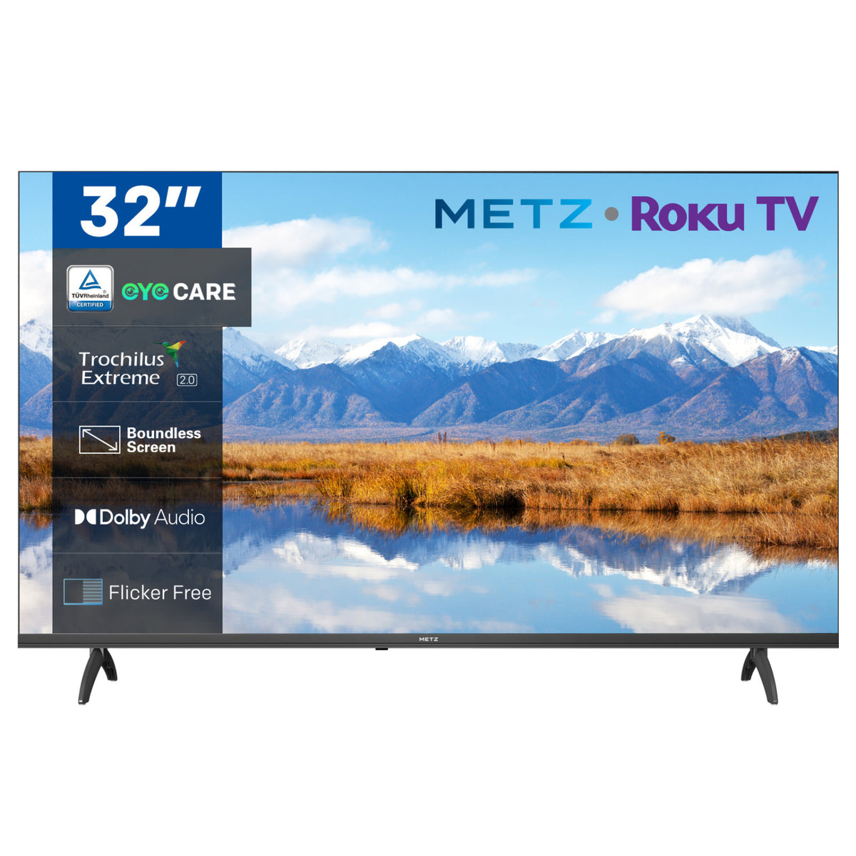 Metz 32MTF6000ZUK 32" 2K DLED Smart TV - Black