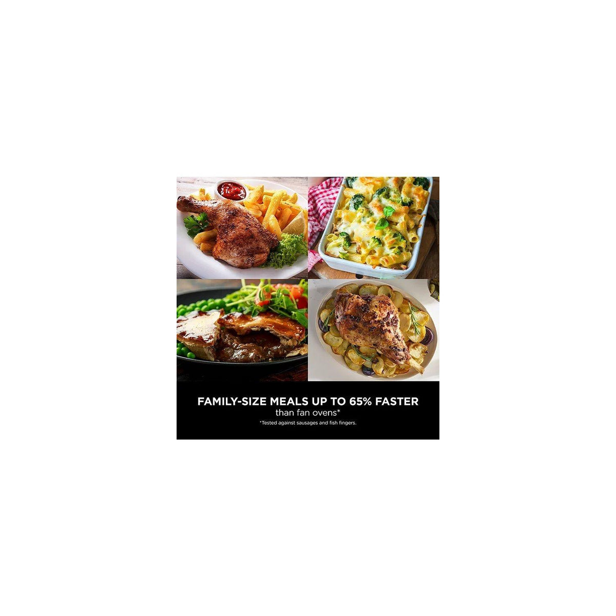 Ninja AF500UK Foodi FlexDrawer Air Fryer - Black