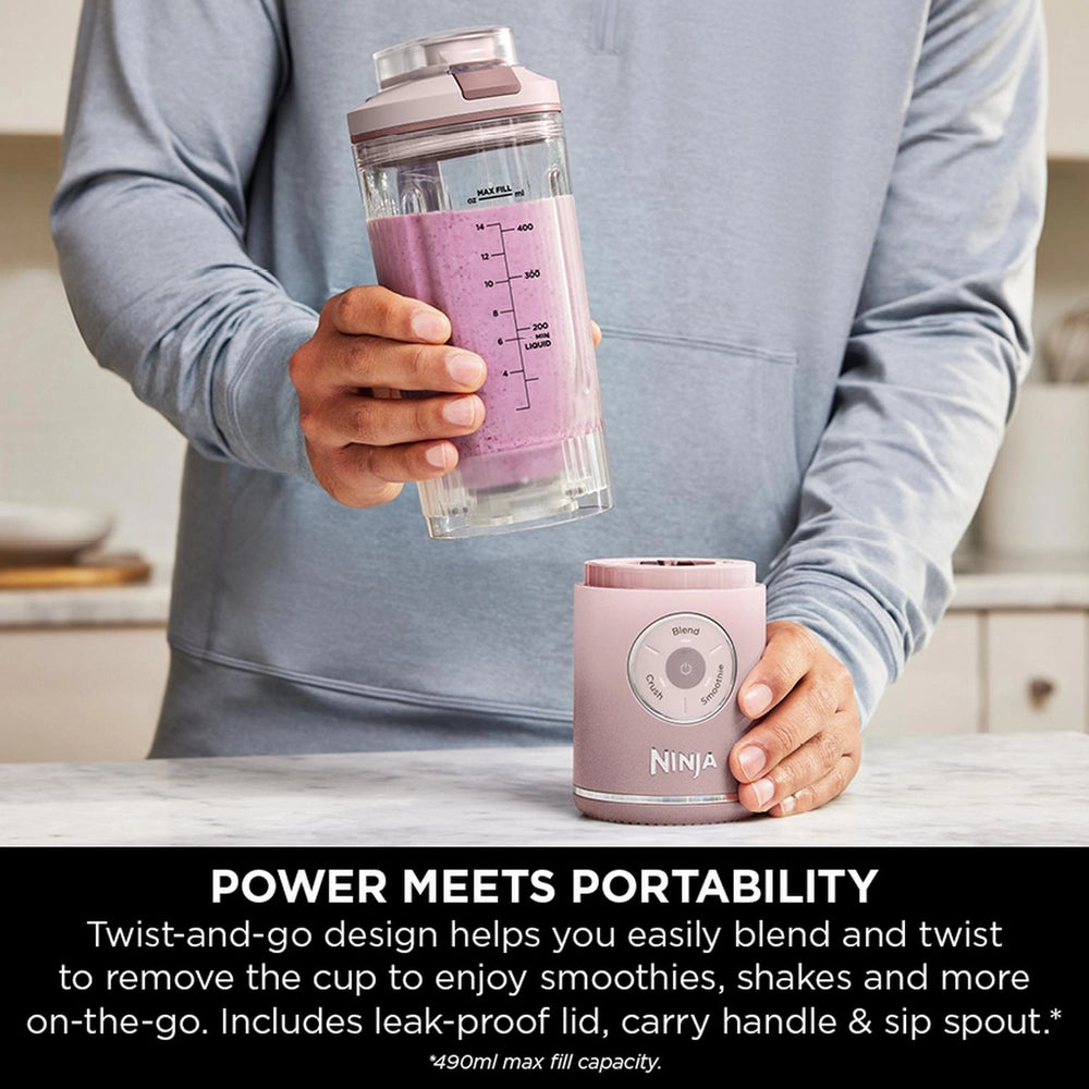 Ninja BC251UKPK Ninja Blast Max Portable Blender - Dusty Pink