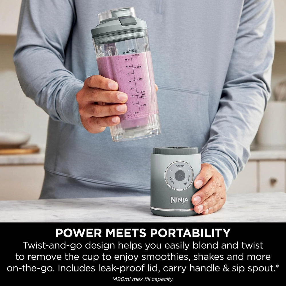 Ninja BC251UKSL Ninja Blast Max Portable Blender - Silver