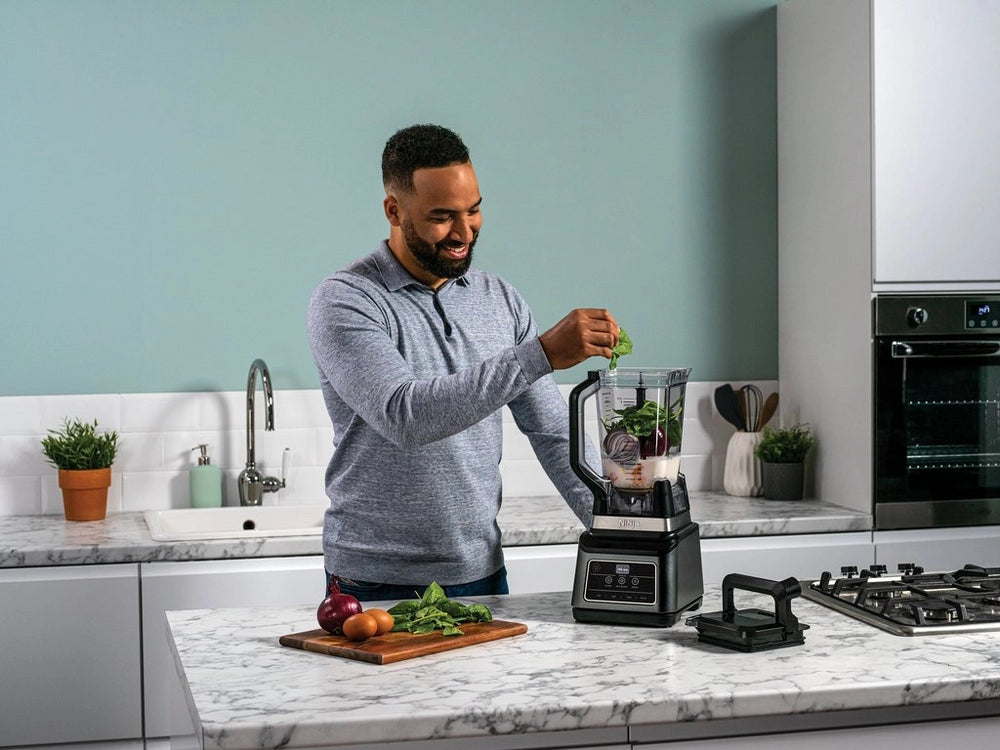 Ninja BN750UK 2-in-1 Blender with Auto-iQ - Black/Silver