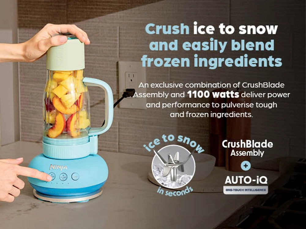 Ninja DB351UKBL Ninja BlendBoss Tumbler Blender - Blue Raspberry