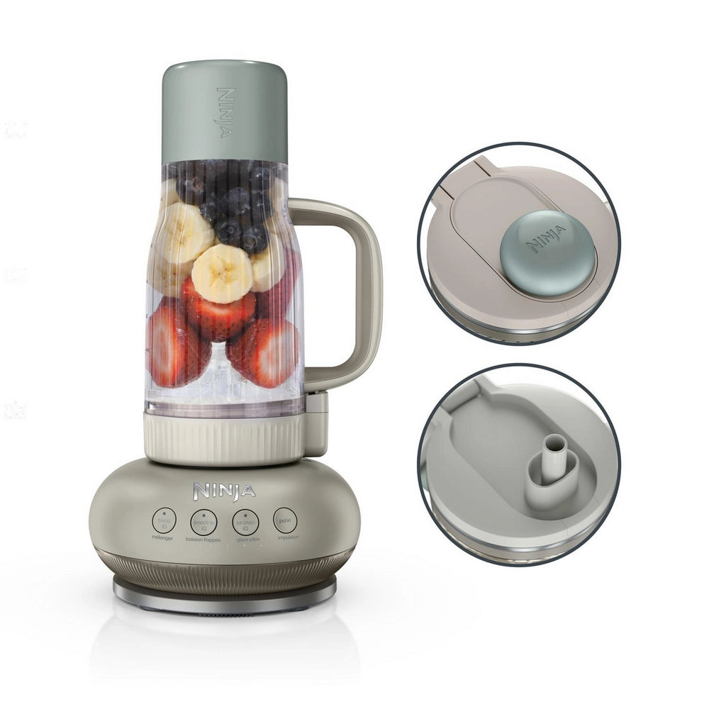 Ninja DB351UKST Ninja BlendBoss Tumbler Blender - Stone Mint