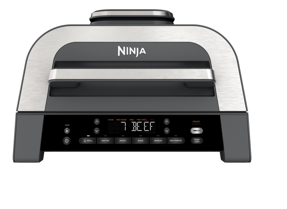 Ninja DG551UK Electric Air-Grill & Fryer - Black/Stainless Steel
