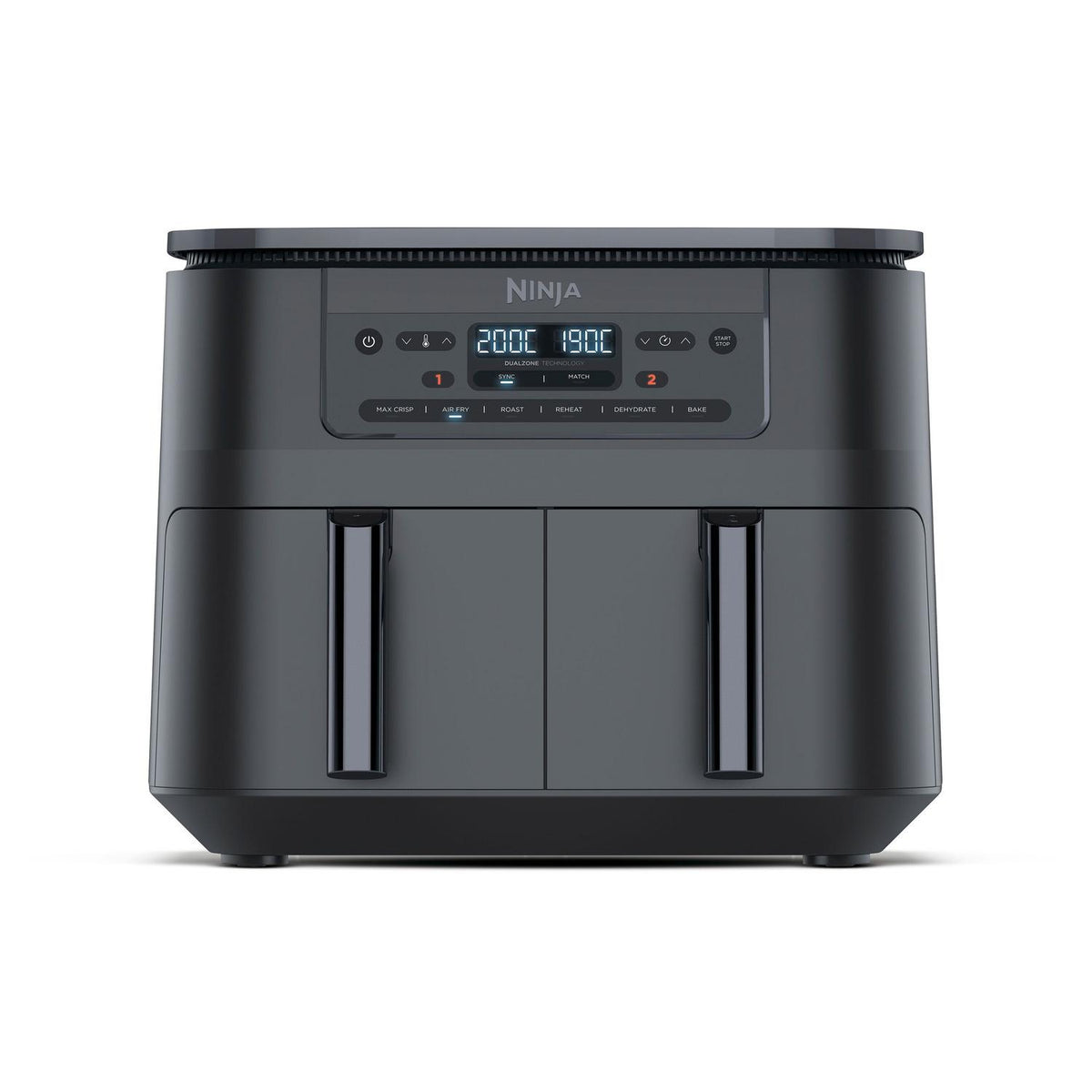 Ninja DZ300UK 7.6 litre 6-in-1 Dual Zone Air Fryer - Gun Metal Grey