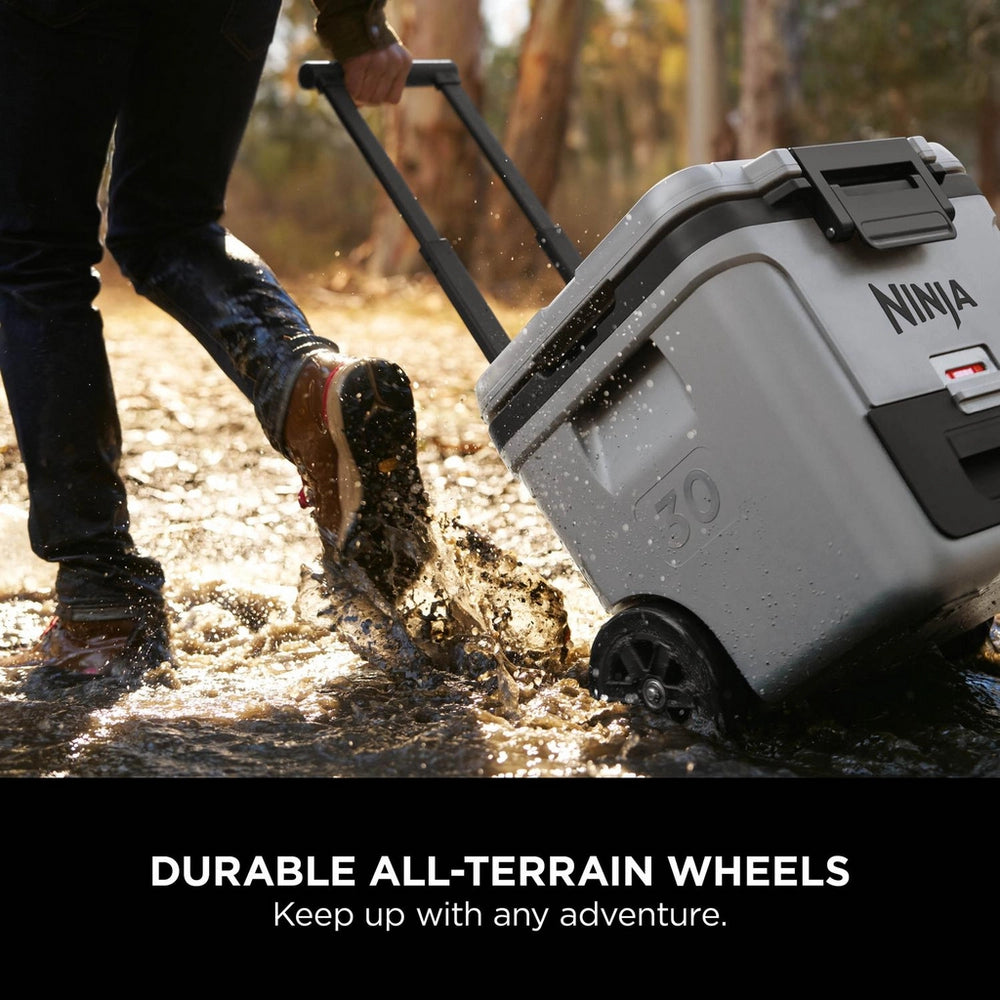 Ninja FB230UKGY Ninja FrostVault 30QT/28L Wheeled Cooler with Dry Zone - Slate Grey