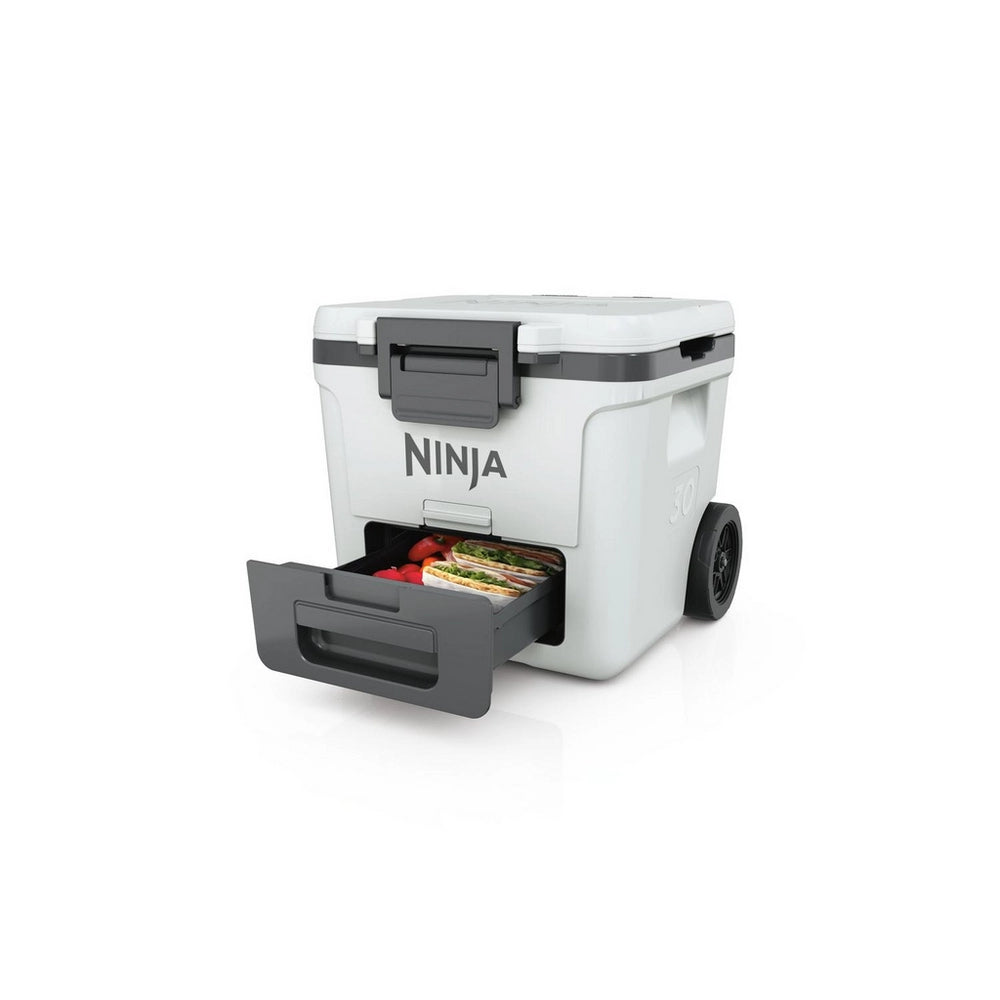Ninja FB230UKWH Ninja FrostVault 30QT/28L Wheeled Cooler with Dry Zone - Cloud White