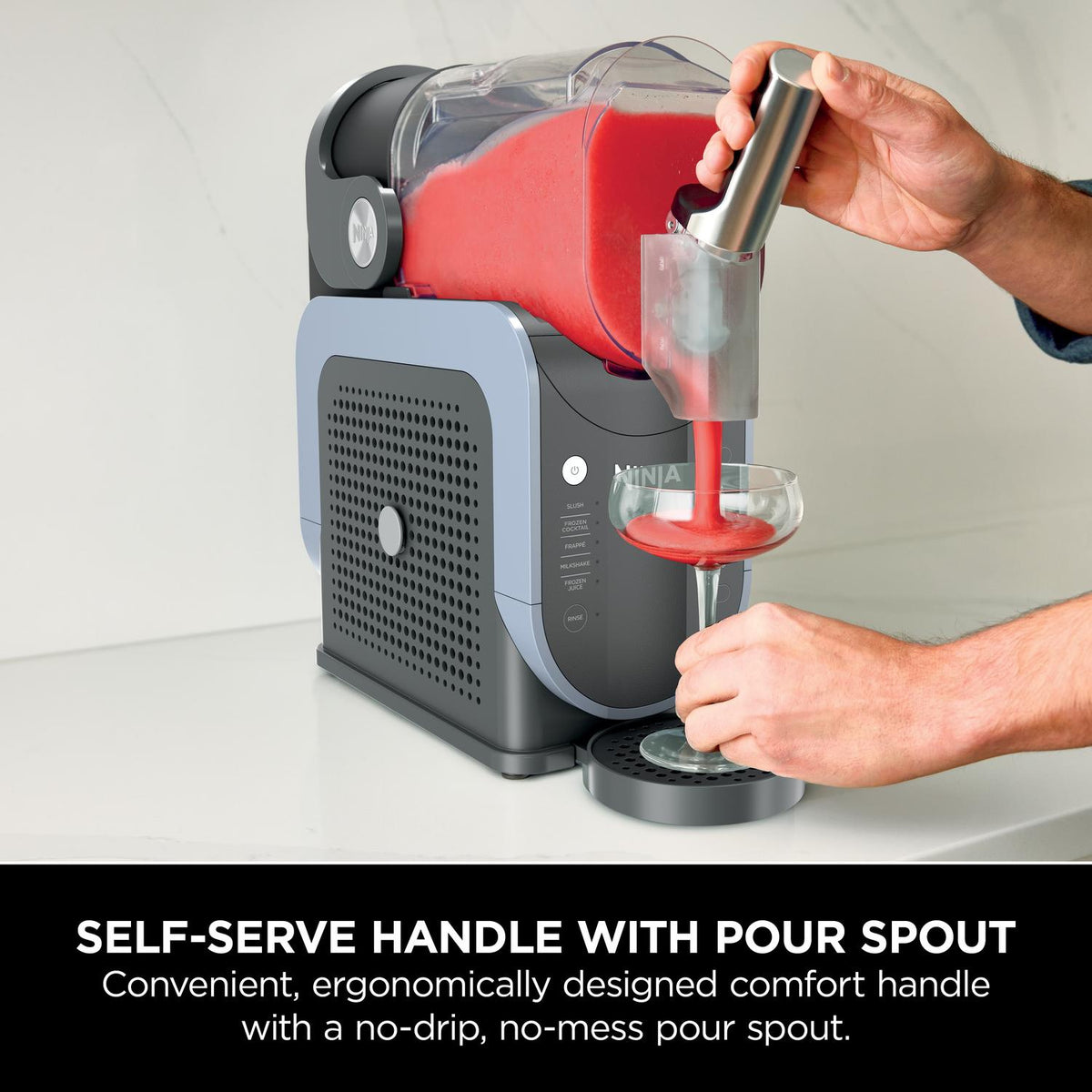 Ninja FS301UK SLUSHi Frozen Drink Maker - Arctic Blue- Grey