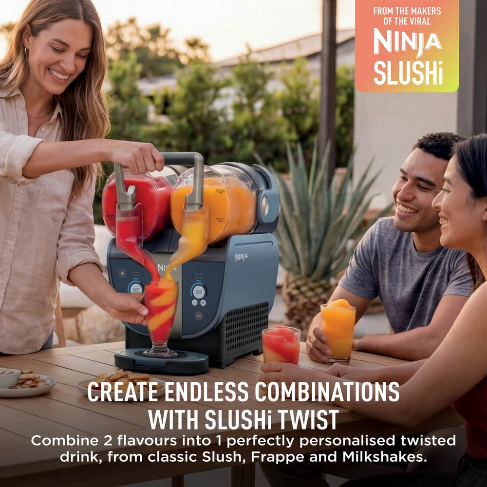 Ninja FS701UKBL SLUSHi Twist Frozen Drink Maker - Blue