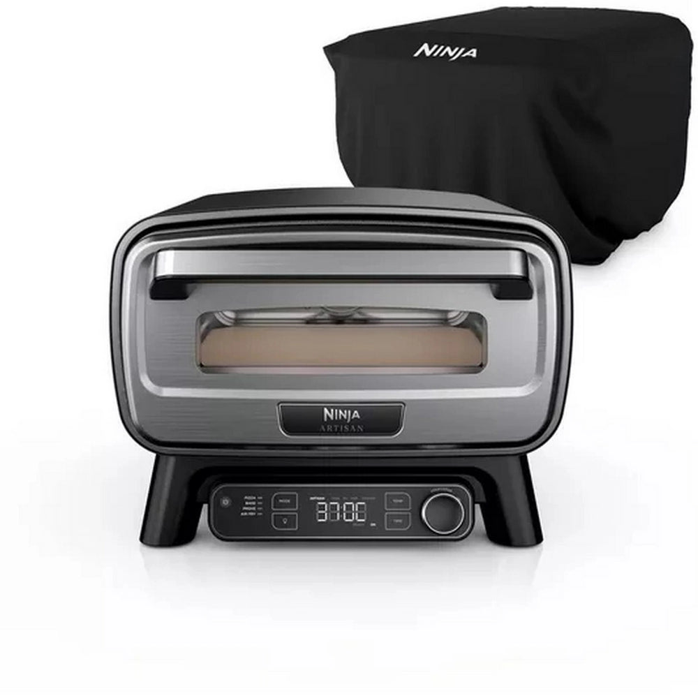 Ninja MO203UK Artisan Outdoor Pizza & Air Fry Oven with Cover - Grey