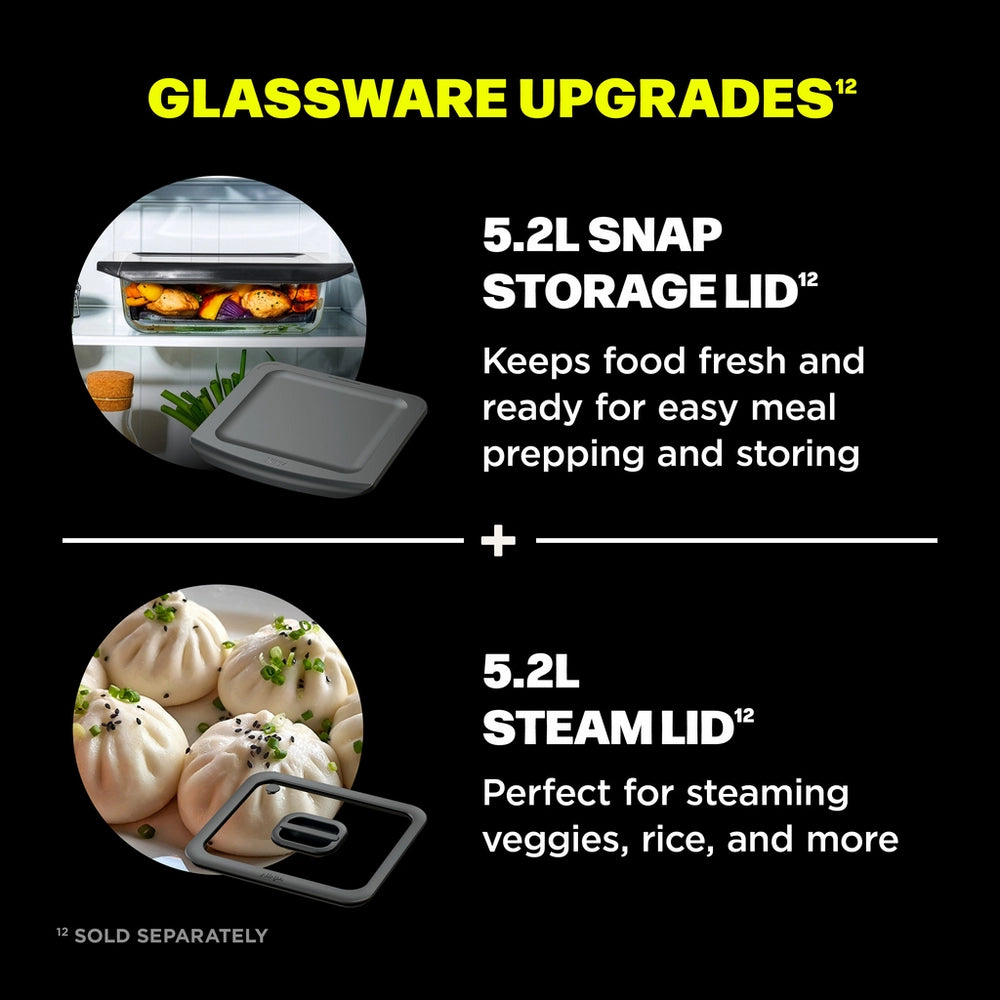 Ninja MW101UKBK1 CRISPi Microwave, Air Fryer & Oven with FusionCrisp Technology - Black
