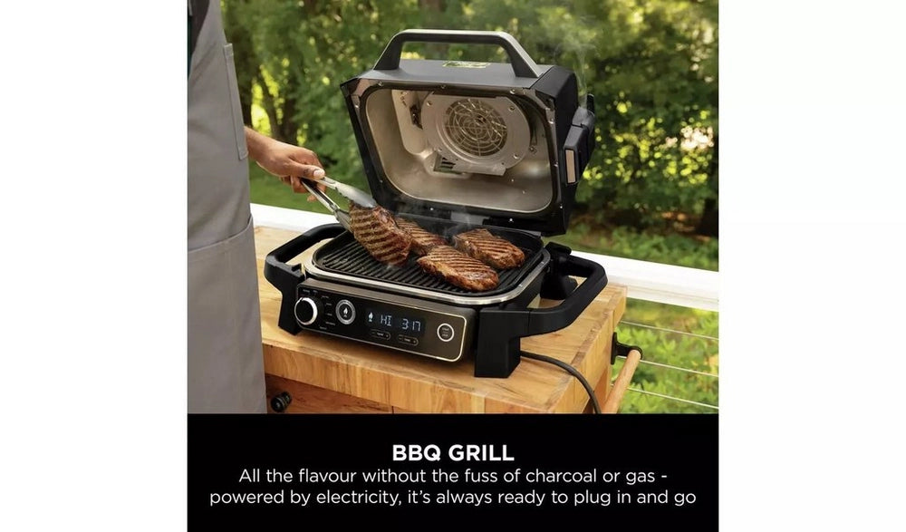 Ninja OG701UK Woodfire Electric BBQ Grill & Smoker