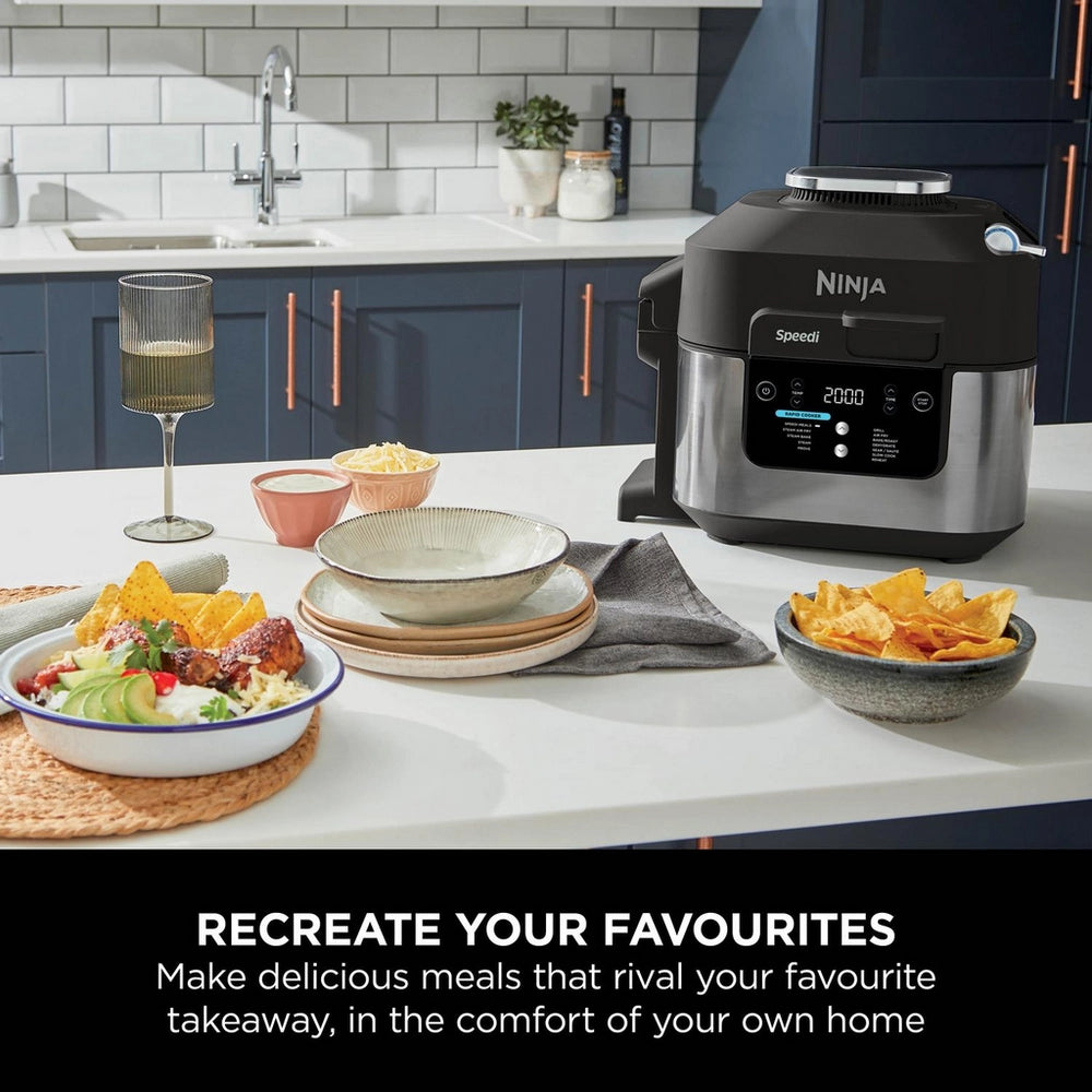 Ninja ON500UK Ninja Speedi 12-in-1 Air Fryer & Slow Cooker - Black