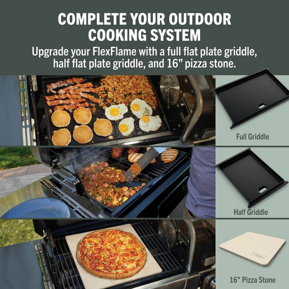 Ninja PG301UKGN FlexFlame Gas BBQ & Outdoor Cooking System - Green