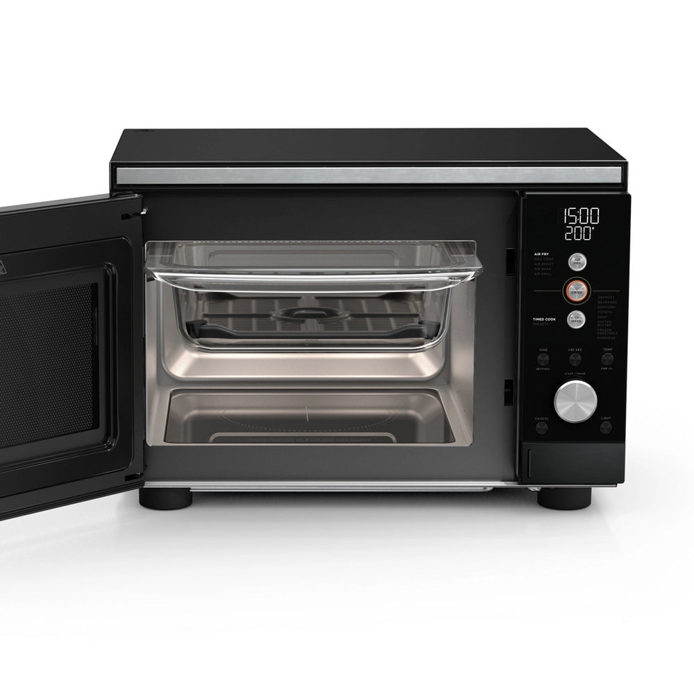 Ninja MW101UKBK1 CRISPi Microwave, Air Fryer & Oven with FusionCrisp Technology - Black