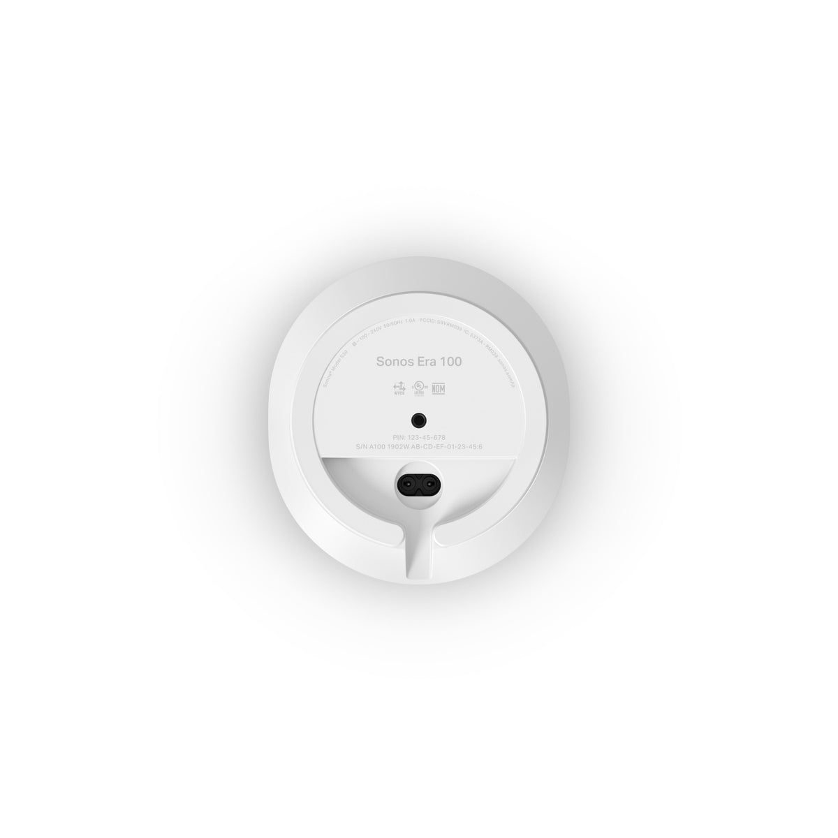 Sonos Era 100 smart speaker with bluetooth, white