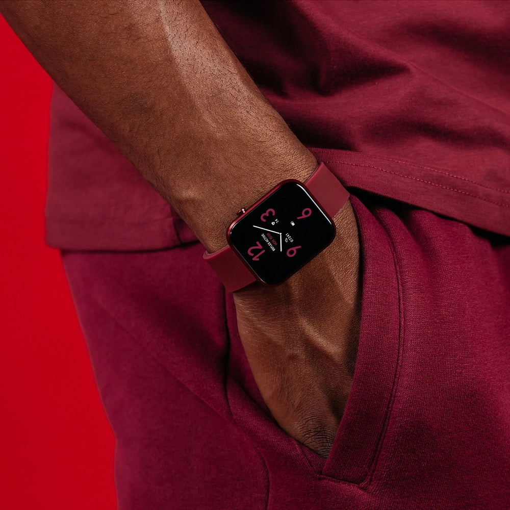 Reflex Active RA12-2158 Series 12 Berry Strap Smart Watch - Berry