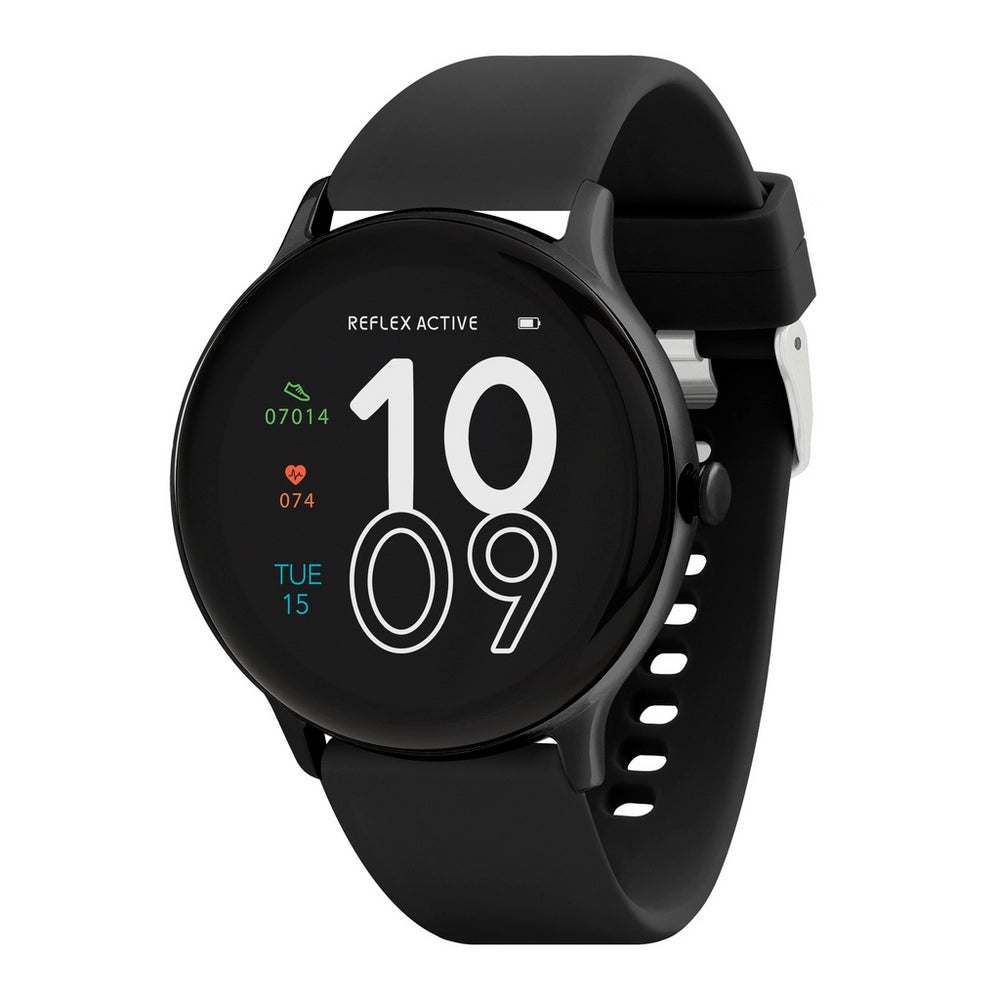 Reflex Active RA22-2182 Series 22 Black Smart Calling Watch - Black