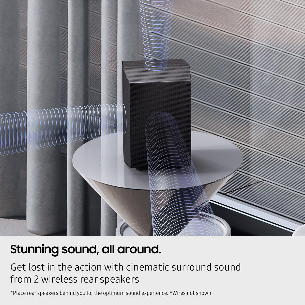 Samsung HW-Q930F/XU 9.1.4ch Q-Series Soundbar with Subwoofer & Rear Speakers - Titan Black