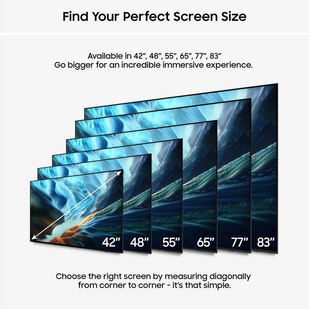 Samsung QE55S90HAEXXU 55" OLED Glare Free Vision AI Smart TV